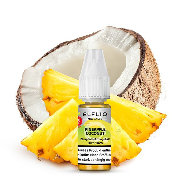 Elfliq by Elf Bar NicSalt Liquid - Pineapple Coconut 20mg