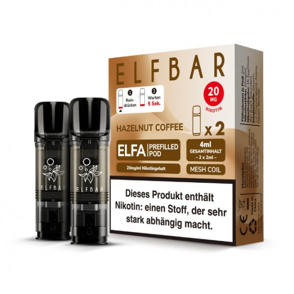 Elf Bar ELFA Prefilled Pod Hazelnut Coffee (2 Stk)