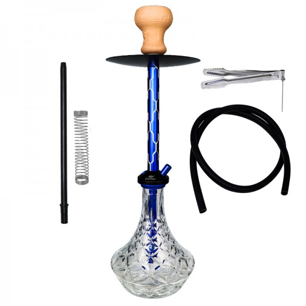 Caesar Shisha Crystal Chain 640 Blau - Clear