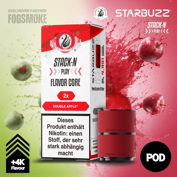 Starbuzz Stack-N Play Pod - Double Apple 4 ml
