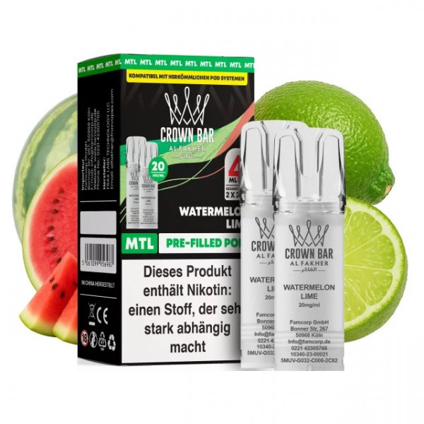 Al Fakher Prefilled Pod MTL - Watermelon Lime (2 Stk)