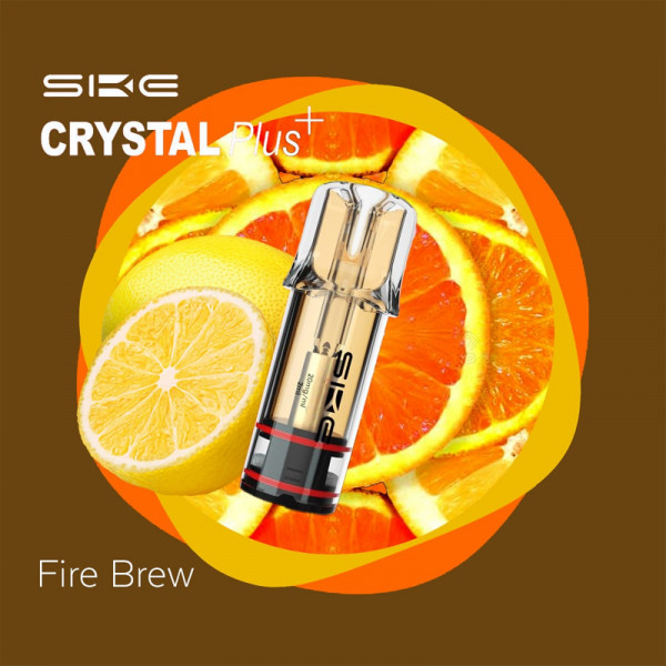 SKE Crystal Bar Plus Pods - Fire Brew (2er Pack)