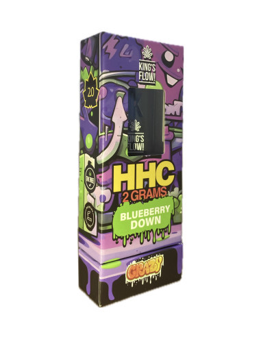 King's Flow HHC 95% E-Shisha Vape 2ml - Blueberry Down