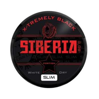 Siberia -80°C Black Slim - X-tremly Strong White Dry