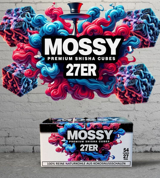 Mossy Cubes Premium Shisha Kohle OVP - 20kg