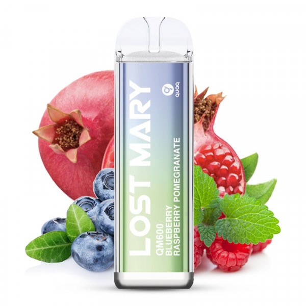 Lost Mary QM 600 E-Shisha Vape - Blueberry Raspberry Pomegranate