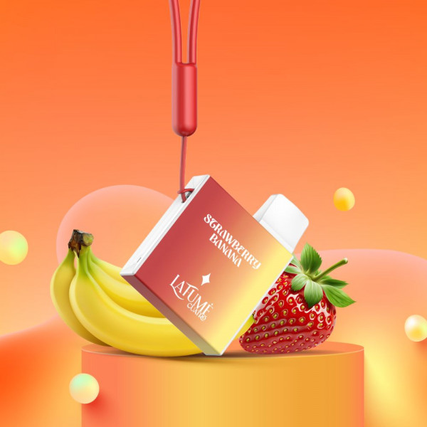 La Fume Vape Cuatro 600 - Strawberry Banana