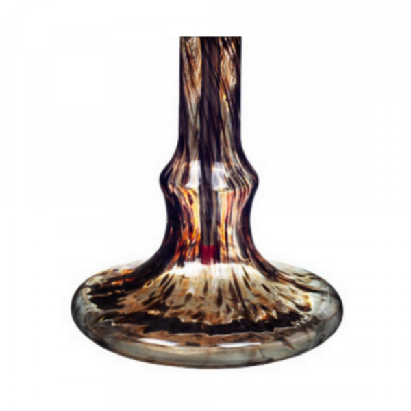Brosmoke Shisha Ersatzglas - Rot-Schwarz