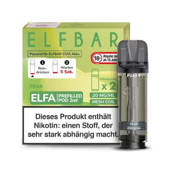 Elf Bar ELFA Prefilled Pod Pear (2 Stk)