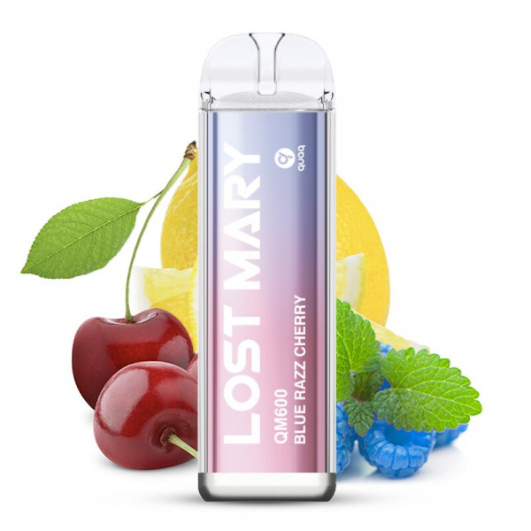 Lost Mary QM 600 E-Shisha Vape - Blue Razz Cherry
