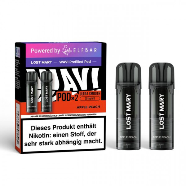 Elf Bar Lost Mary WAVI Prefilled Pod - Apple Peach 2er