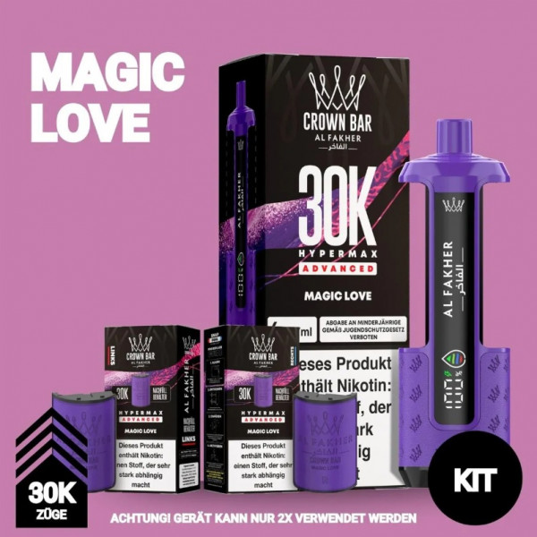 Al Fakher Magic Love Crown Bar Hypermax 30k Podkit 22 ml