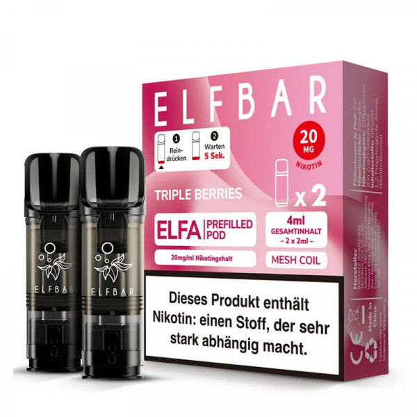 Elf Bar ELFA Prefilled Pod Triple Berries (2 Stk)