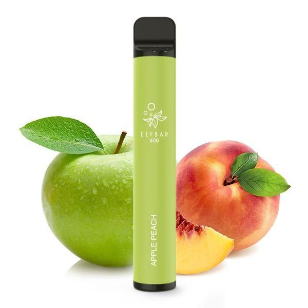 Elfbar 600 E-Shisha Einweg Vape - Apple Peach