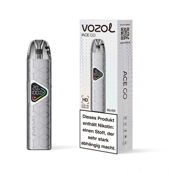 Vozol Ace Go Pod Kit - Silver