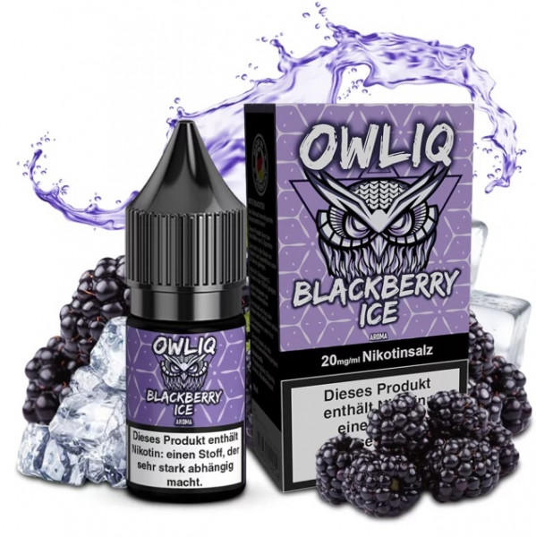 OWLIQ Liquid 10ml - Blackberry Ice 20mg