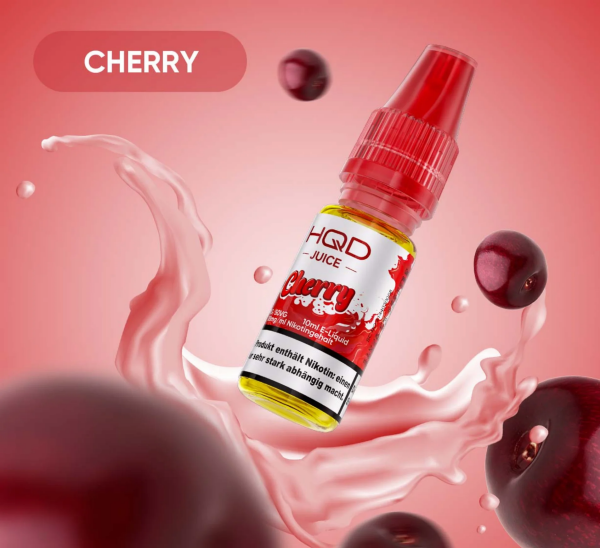 HQD Juice Liquid 18 mg - Cherry 10 ml