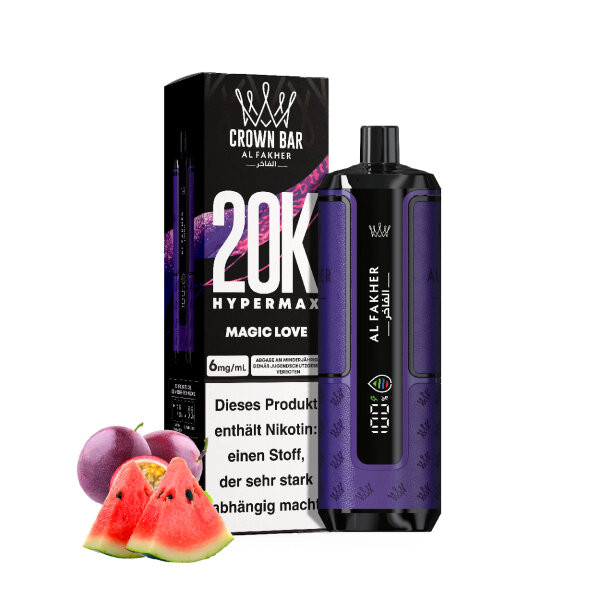 Al Fakher Magic Love - Crown Bar Hypermax 20k Podkit 22 ml