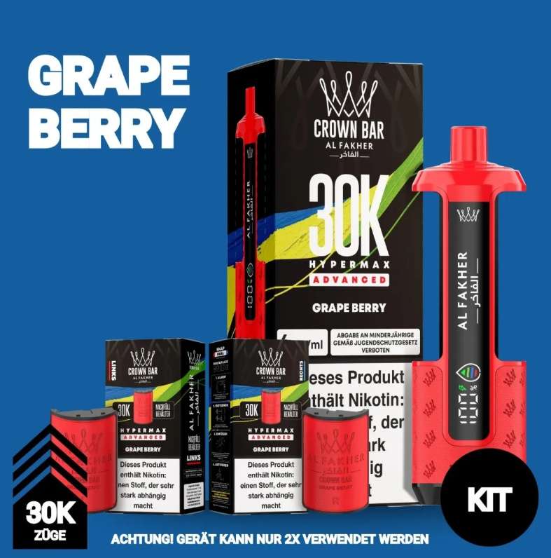 elfbar elfa master akku Discover Al Fakher Crown Bar Disposable Vapes Online main image 1