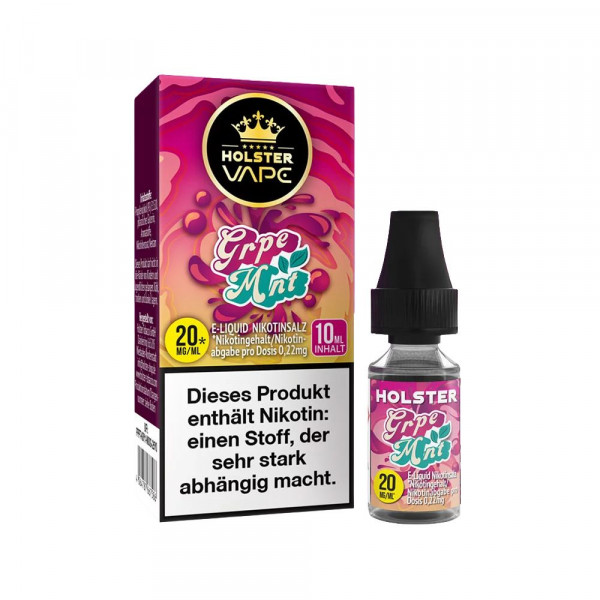 Holster Liquid 20 mg - Grpe Mnt 10 ml