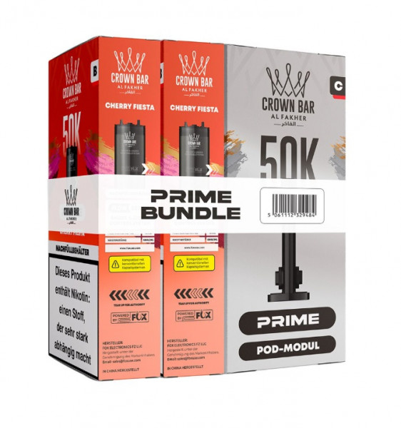 Al Fakher Hypermax 50k Prime Bundle 20 mg - Cherry Fiesta