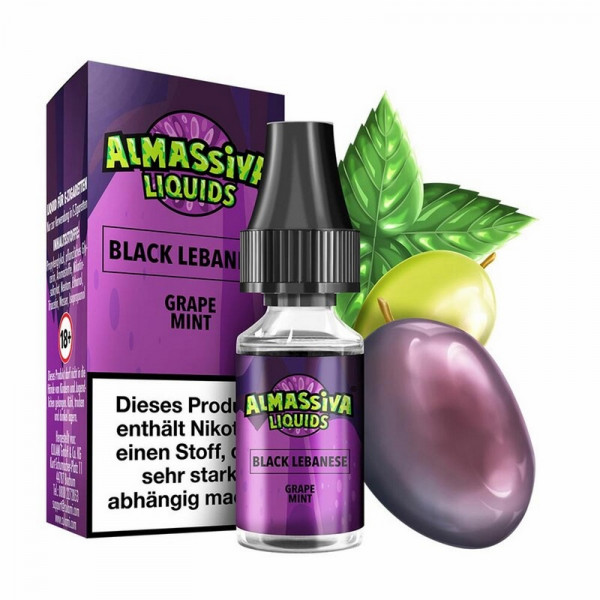Almassiva Liquid 10 ml - Black Lebanese 17 mg