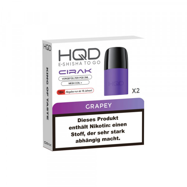 HQD Cirak Prefilled Pod Grapey (2 Stk)