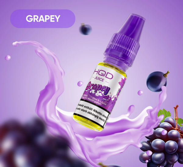 HQD Juice Liquid 18 mg - Grapey 10 ml
