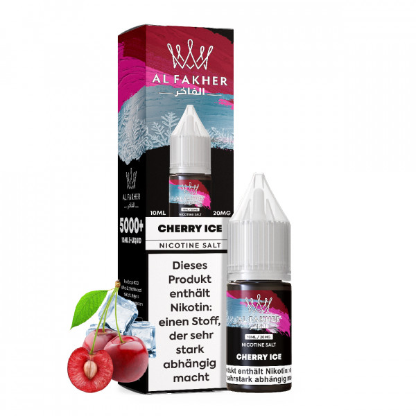 Al Fakher NicSalt Liquid 10 ml - Cherry Ice 20mg/ml