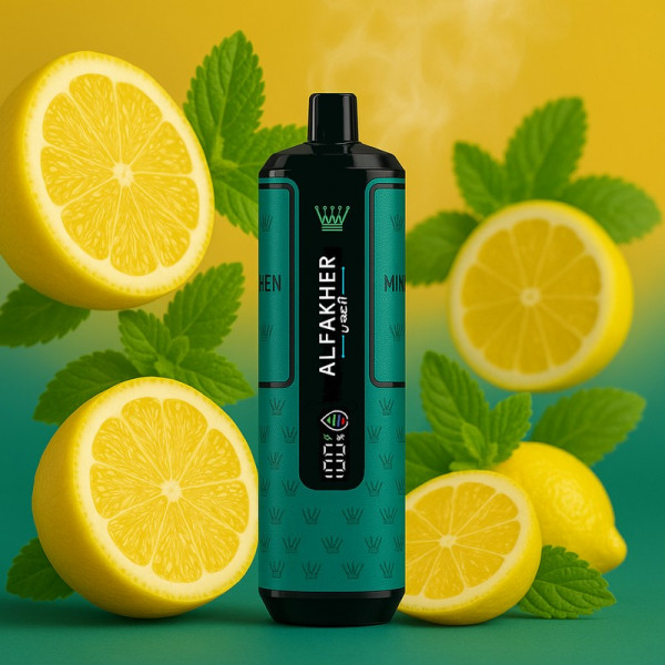 Al Fakher Lemon Mint 6mg/ml - Crown Bar Hypermax 20k Podkit 22 ml