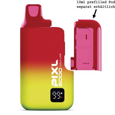 Pixl 6000 Pod E-Shisha gnstig kaufen | Hookahaus Grohandel