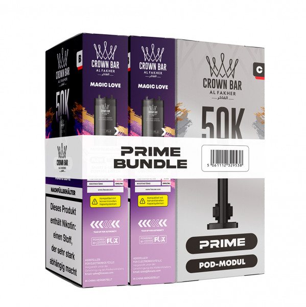 Al Fakher Hypermax 50k Prime Bundle 20 mg - Magic Love