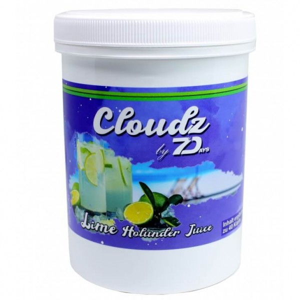 7Days Cloudz - Lime Holunder Juice 500g
