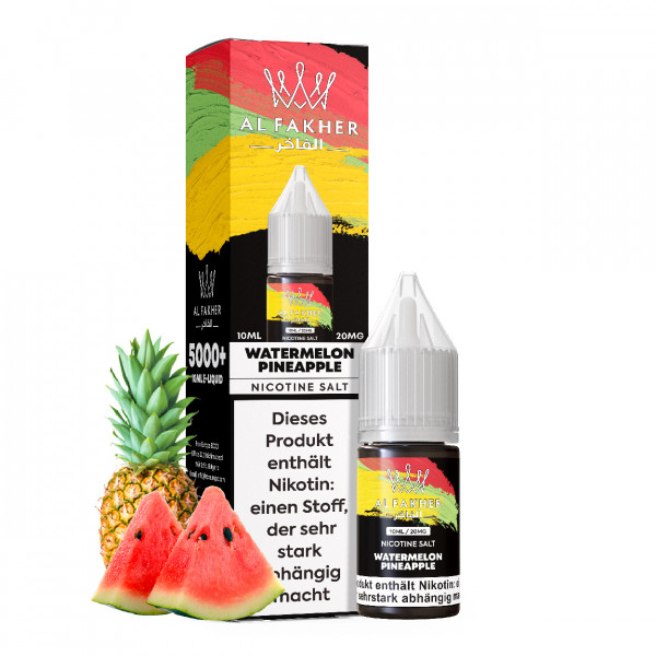 Al Fakher NicSalt Liquid 10 ml - Watermelon Pineapple 20mg/ml