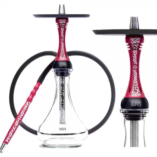 Alpha Hookah Model X - Artist Red Matte