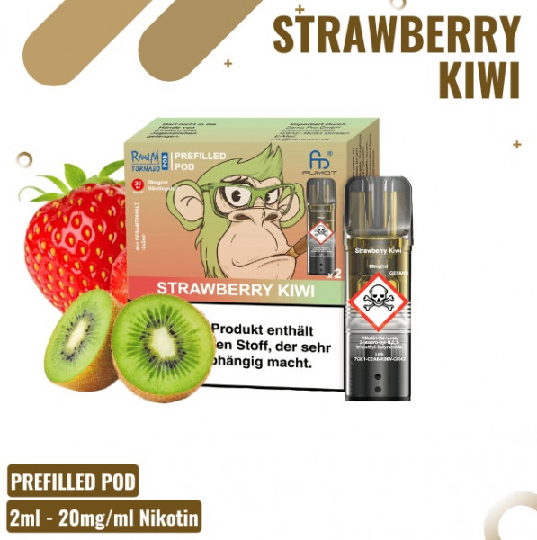 Randm Tornado Prefilled Pod Strawberry Kiwi (2 Stk.)