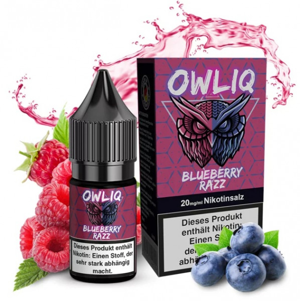 OWLIQ Liquid 10ml - Blueberry Razz 20mg
