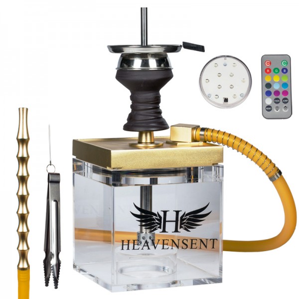 Heavensent Cube Shisha 3.0 - Gold