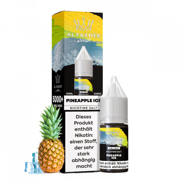 Al Fakher NicSalt Liquid 10 ml - Pineapple Ice 20mg/ml
